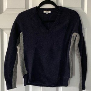 Madewell Color-block Wool Sweater, Size S